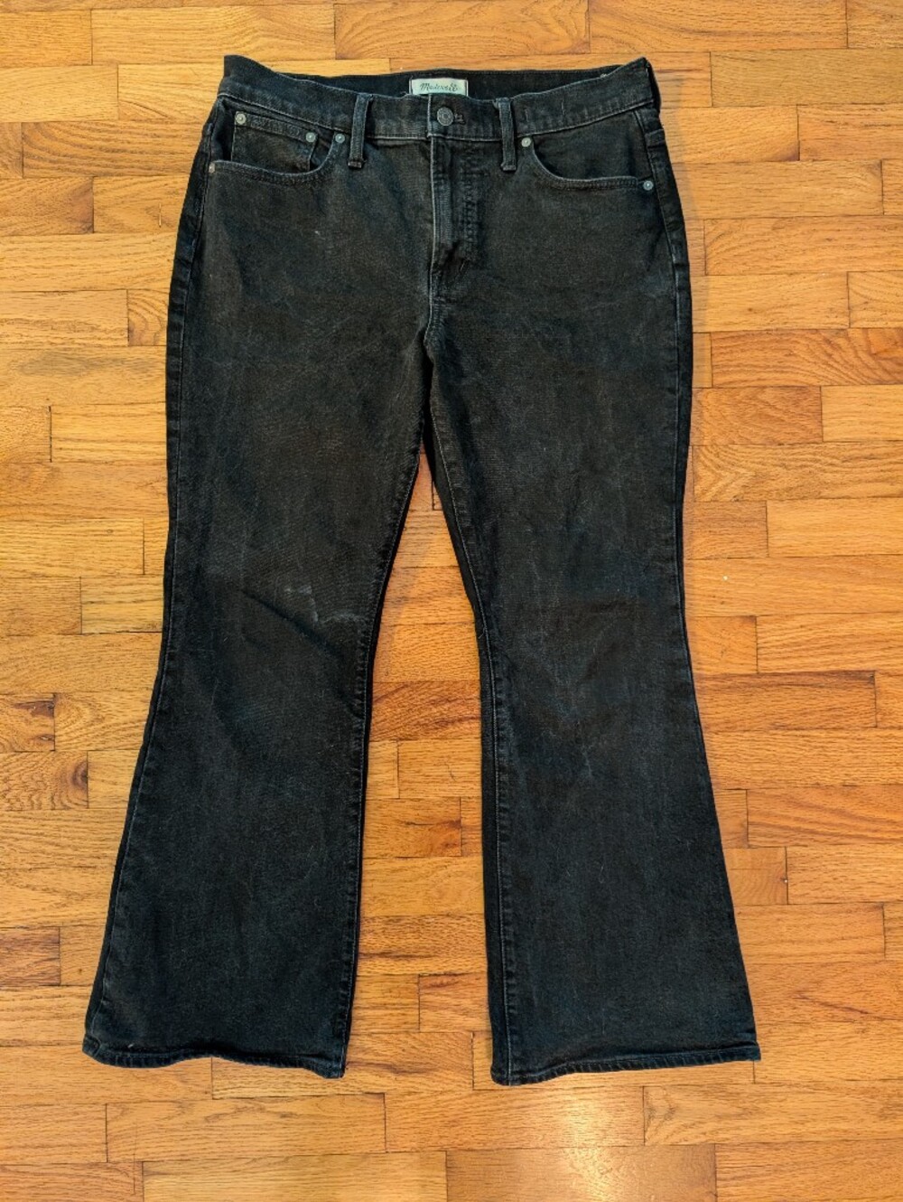Madewell The Perfect Vintage Flare Jean Black